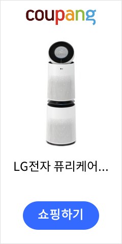 LG전자 퓨리케어 360도 오브제컬렉션 플러스 공기청정기 100㎡ 방문설치, AS305DWWA, 크리미스노우
